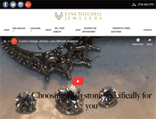 Tablet Screenshot of lanemitchelljewelers.com